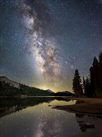 Milky Way over an Alpine Lake - 